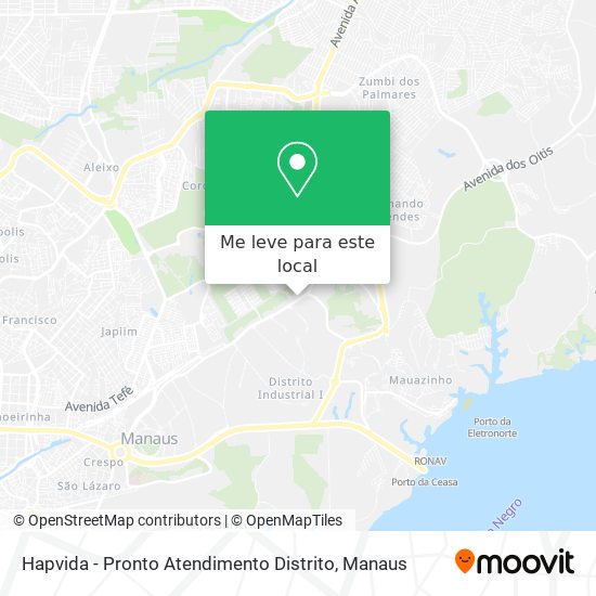 Hapvida - Pronto Atendimento Distrito mapa