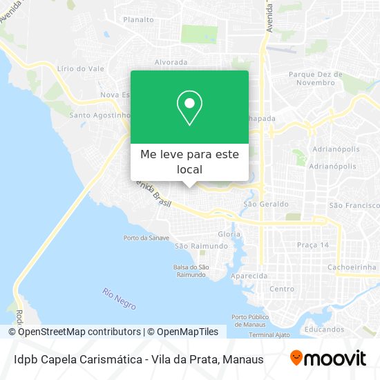 Idpb Capela Carismática - Vila da Prata mapa