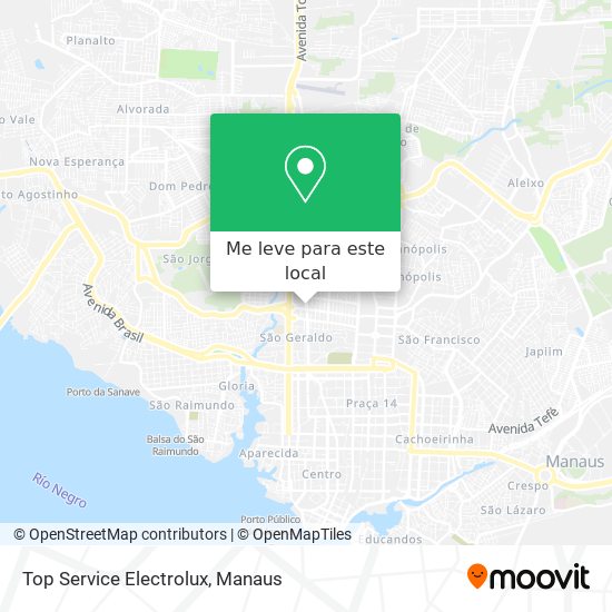 Top Service Electrolux mapa