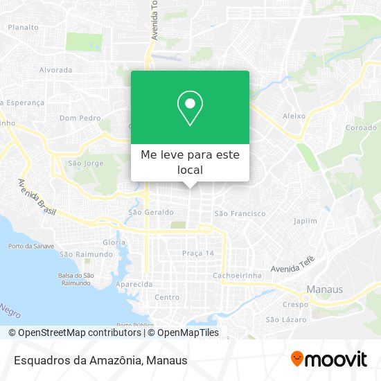 Esquadros da Amazônia mapa