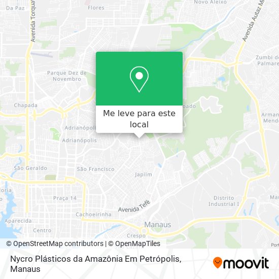 Nycro Plásticos da Amazônia Em Petrópolis mapa