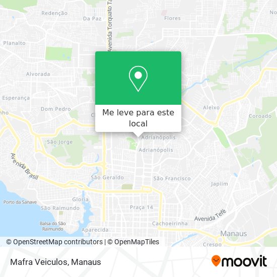 Mafra Veiculos mapa