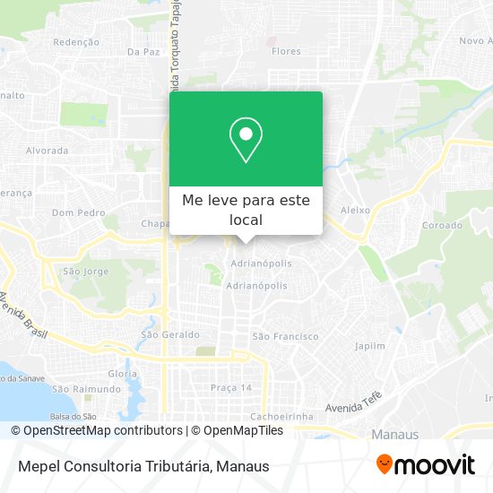 Mepel Consultoria Tributária mapa