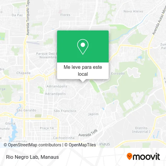 Rio Negro Lab mapa