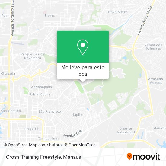 Cross Training Freestyle mapa
