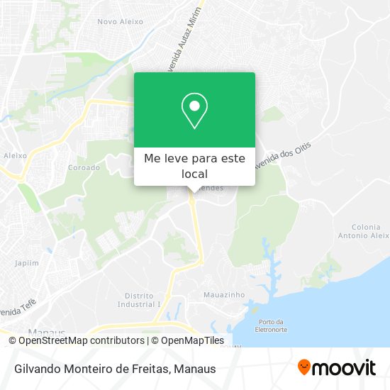 Gilvando Monteiro de Freitas mapa