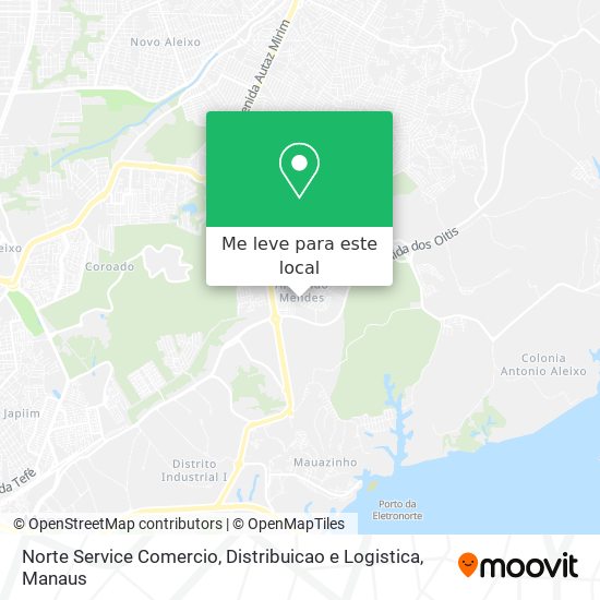 Norte Service Comercio, Distribuicao e Logistica mapa