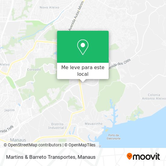 Martins & Barreto Transportes mapa