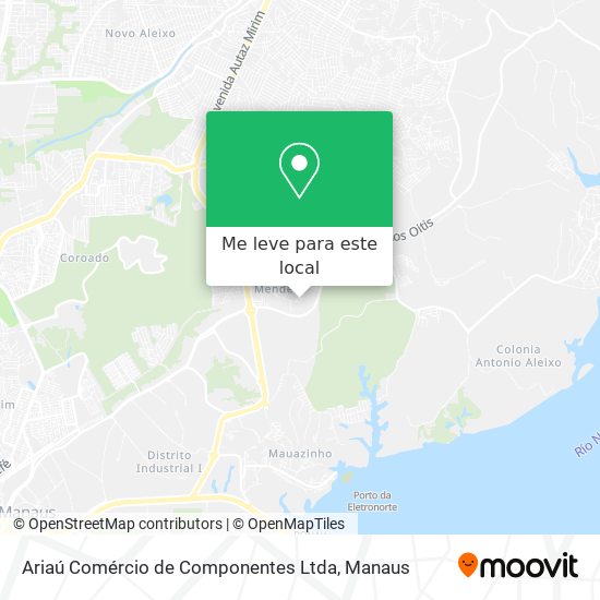 Ariaú Comércio de Componentes Ltda mapa