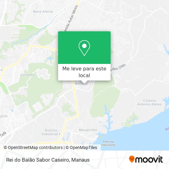 Rei do Baião Sabor Caseiro mapa