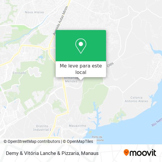 Demy & Vitória Lanche & Pizzaria mapa