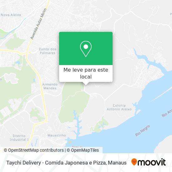 Taychi Delivery - Comida Japonesa e Pizza mapa