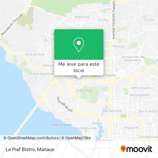 Le Piaf Bistro mapa