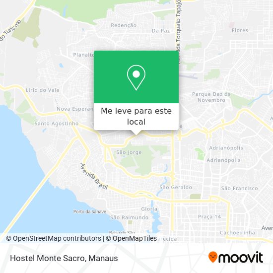 Hostel Monte Sacro mapa