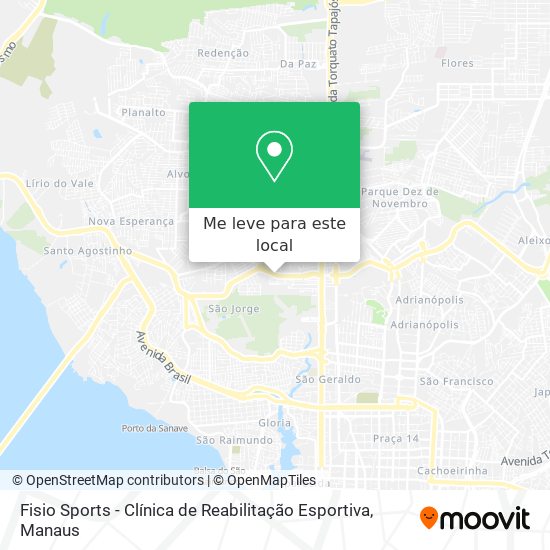 Fisio Sports - Clínica de Reabilitação Esportiva mapa