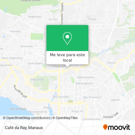 Café da Ray mapa