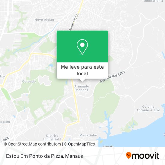 Estou Em Ponto da Pizza mapa
