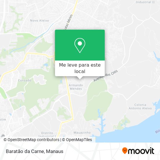 Baratão da Carne mapa