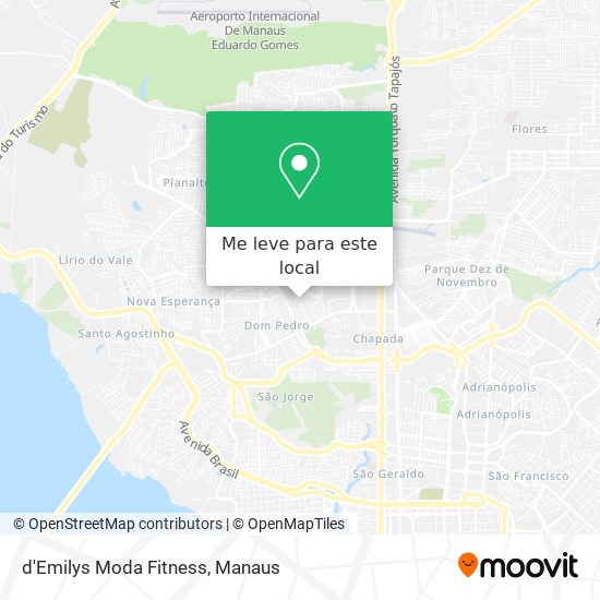 d'Emilys Moda Fitness mapa