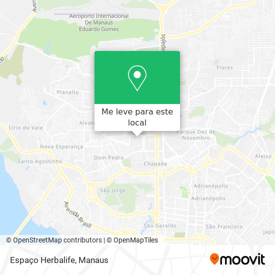 Espaço Herbalife mapa