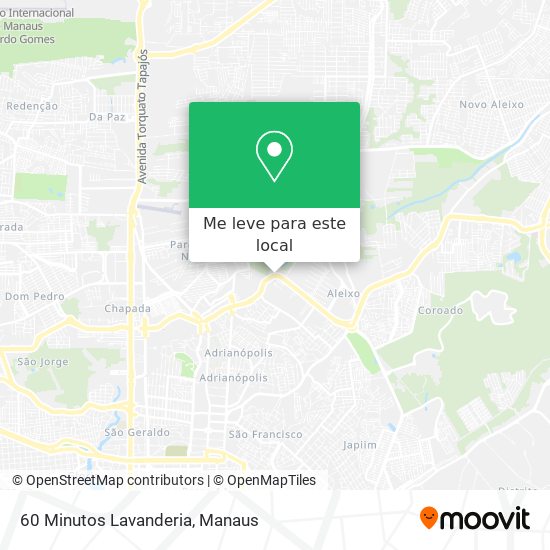 60 Minutos Lavanderia mapa