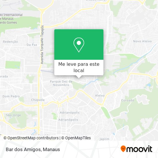Bar dos Amigos mapa