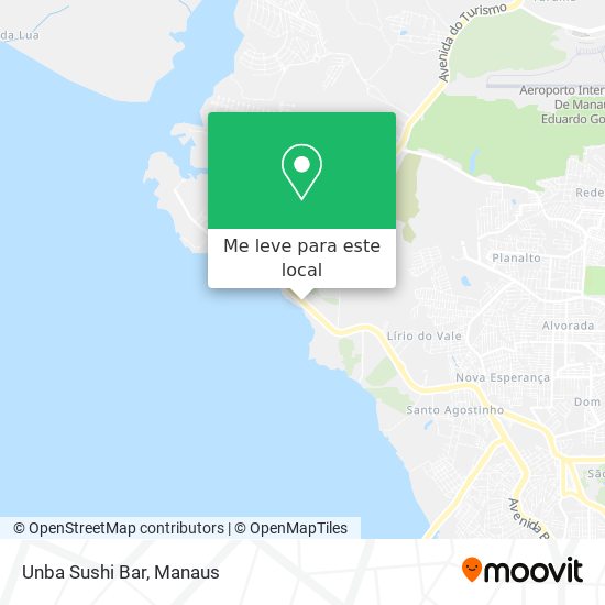 Unba Sushi Bar mapa