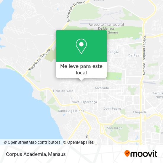 Corpus Academia mapa