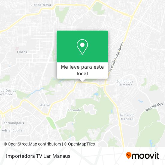 Importadora TV Lar mapa