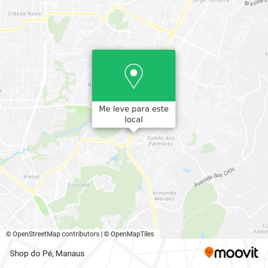 Shop do Pé mapa