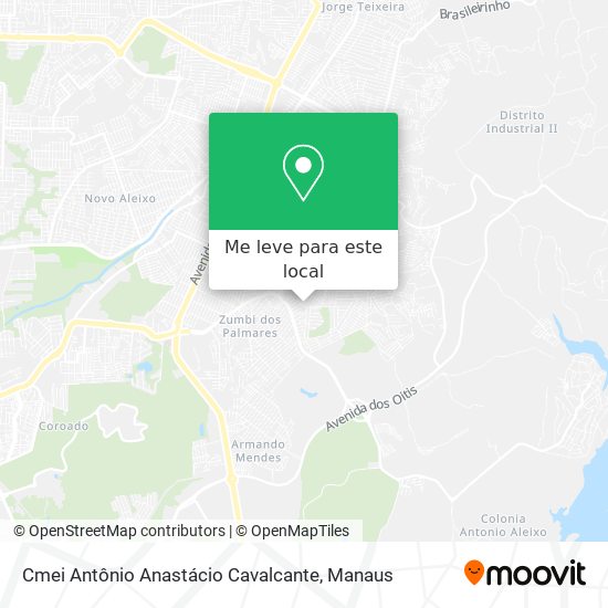 Cmei Antônio Anastácio Cavalcante mapa