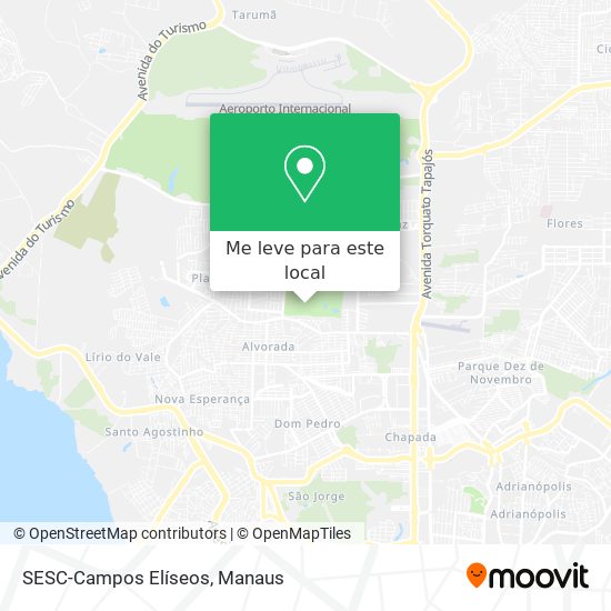 SESC-Campos Elíseos mapa