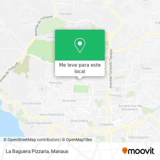 La Baguera Pizzaria mapa