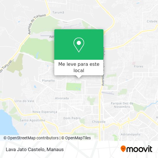 Lava Jato Castelo mapa