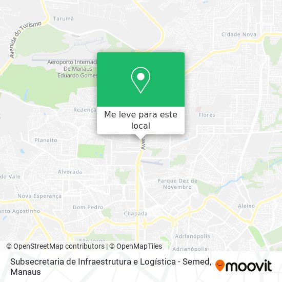 Subsecretaria de Infraestrutura e Logística - Semed mapa
