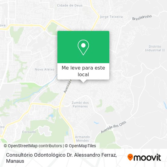 Consultório Odontológico Dr. Alessandro Ferraz mapa
