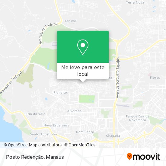 Posto Redenção mapa