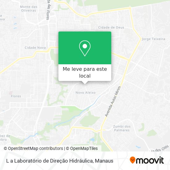 L a Laboratório de Direção Hidráulica mapa