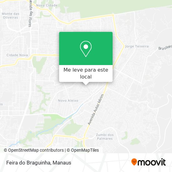 Feira do Braguinha mapa