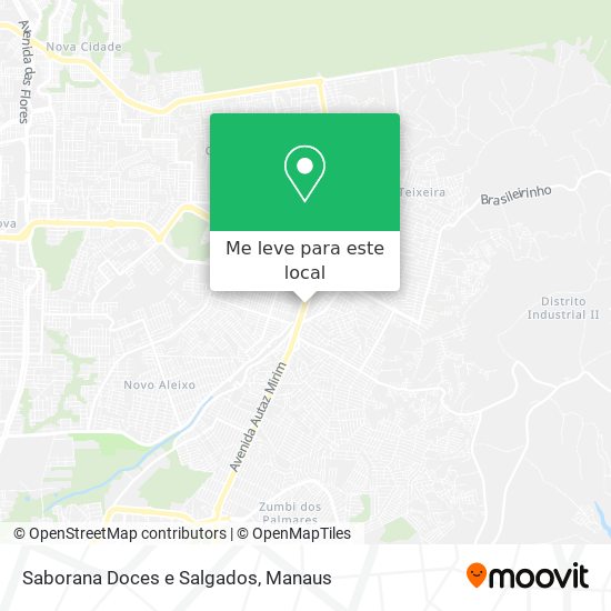 Saborana Doces e Salgados mapa