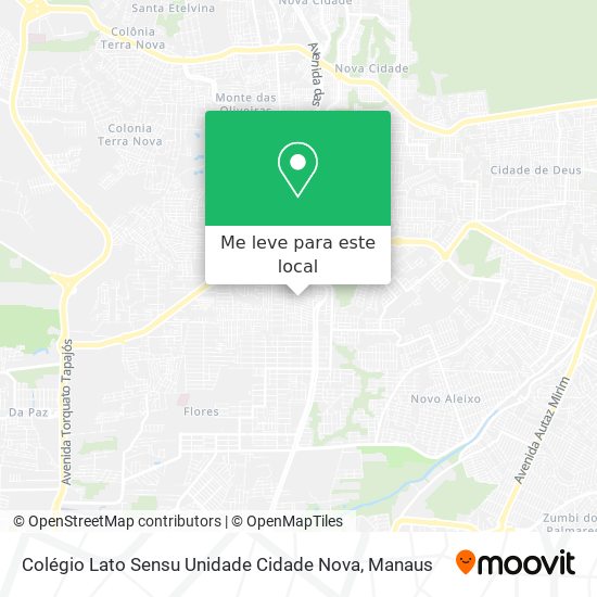 Colégio Lato Sensu Unidade Cidade Nova mapa