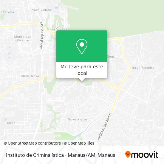 Instituto de Criminalística - Manaus / AM mapa