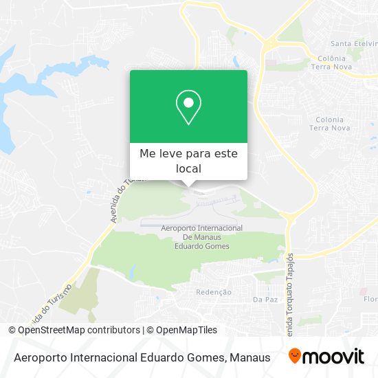 Aeroporto Internacional Eduardo Gomes mapa