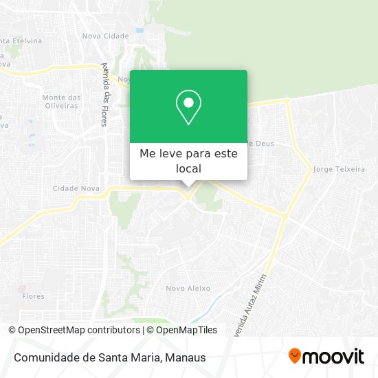 Comunidade de Santa Maria mapa