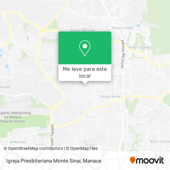 Igreja Presbiteriana Monte Sinai mapa