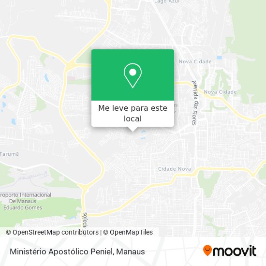 Ministério Apostólico Peniel mapa