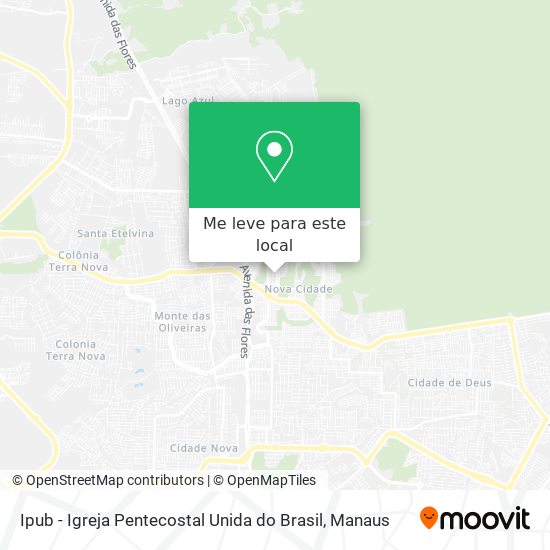 Ipub - Igreja Pentecostal Unida do Brasil mapa