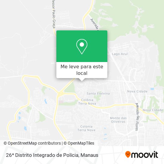 26* Distrito Integrado de Polícia mapa