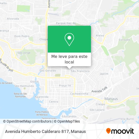 Avenida Humberto Calderaro 817 mapa