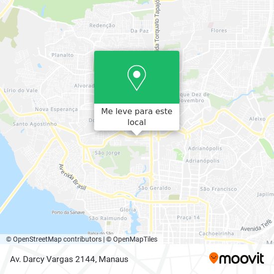 Av. Darcy Vargas 2144 mapa